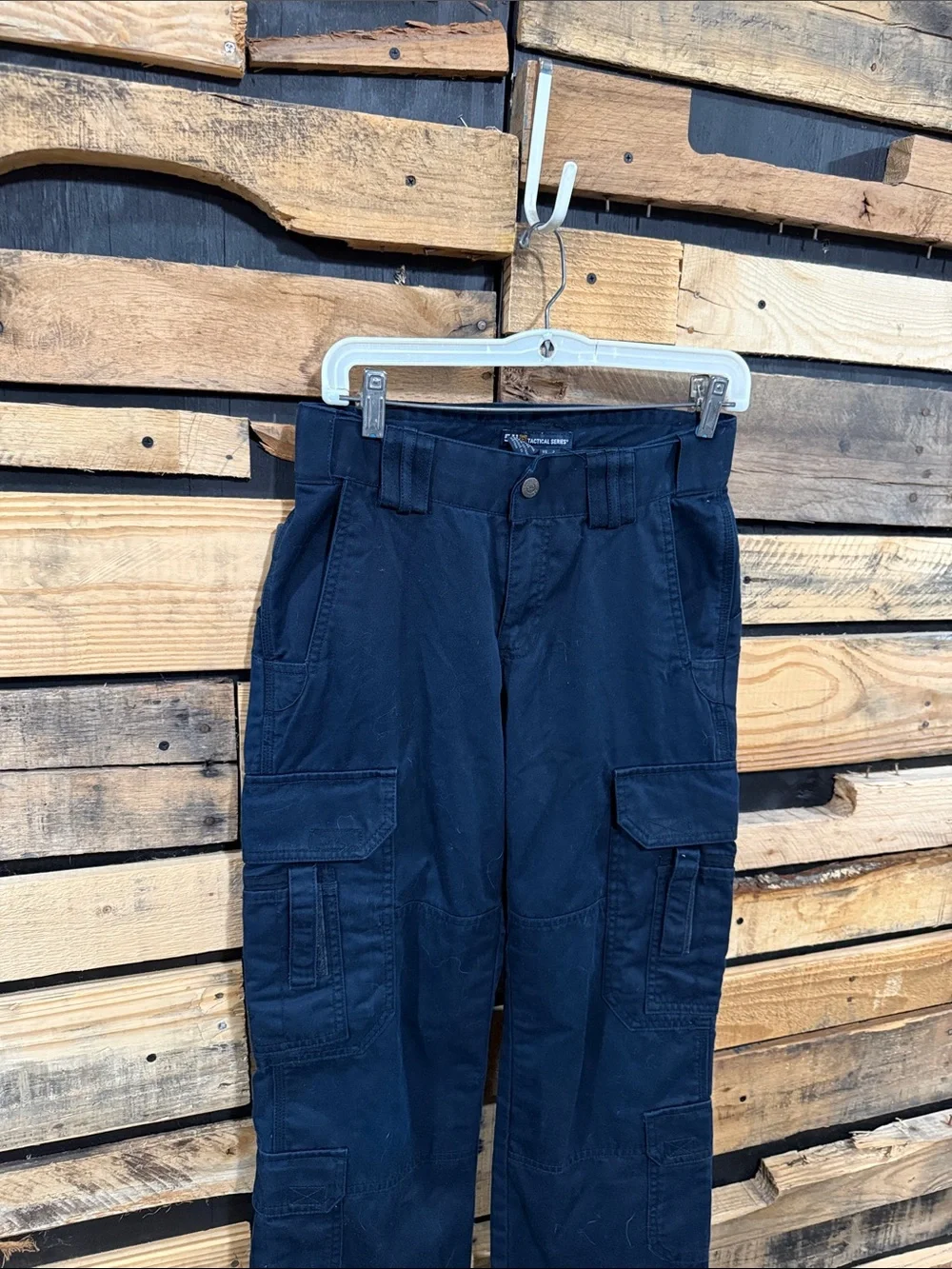 5.11 Tactical Taclite Pro Pants Womens 2 Navy Ripstop Cargo Utility EMS Hiking